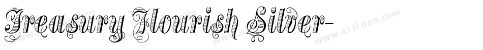 Treasury Flourish Silver字体转换